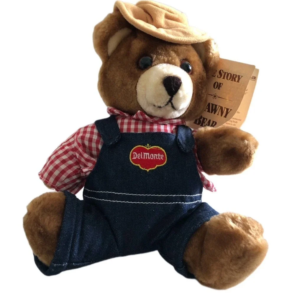 Del Monte Dakin The Story Of Brawny Bear Plush Soft Toy 1982 Korea 10